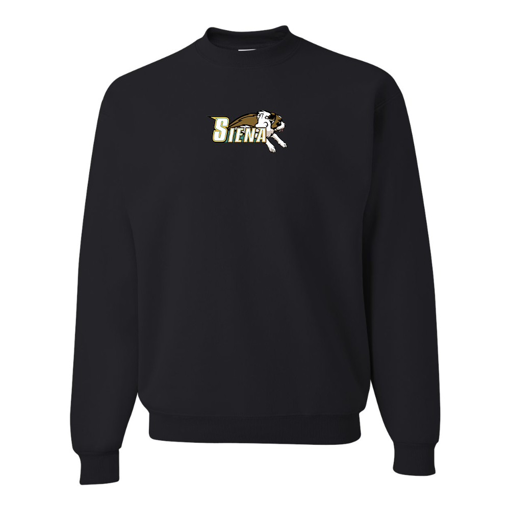 Men's Siena Saints Logo  JERZEES NuBlend Crewneck Sweatshirt