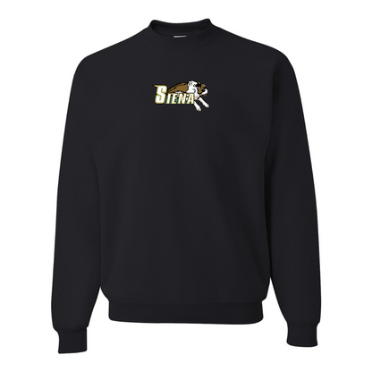 Men's Siena Saints Logo  JERZEES NuBlend Crewneck Sweatshirt