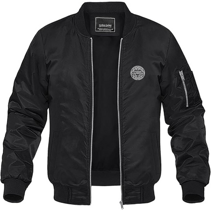 Men's Pizza Express Logo Lightweight Bomber Jacket Windbreaker Softshell Varsity Jacket Coat