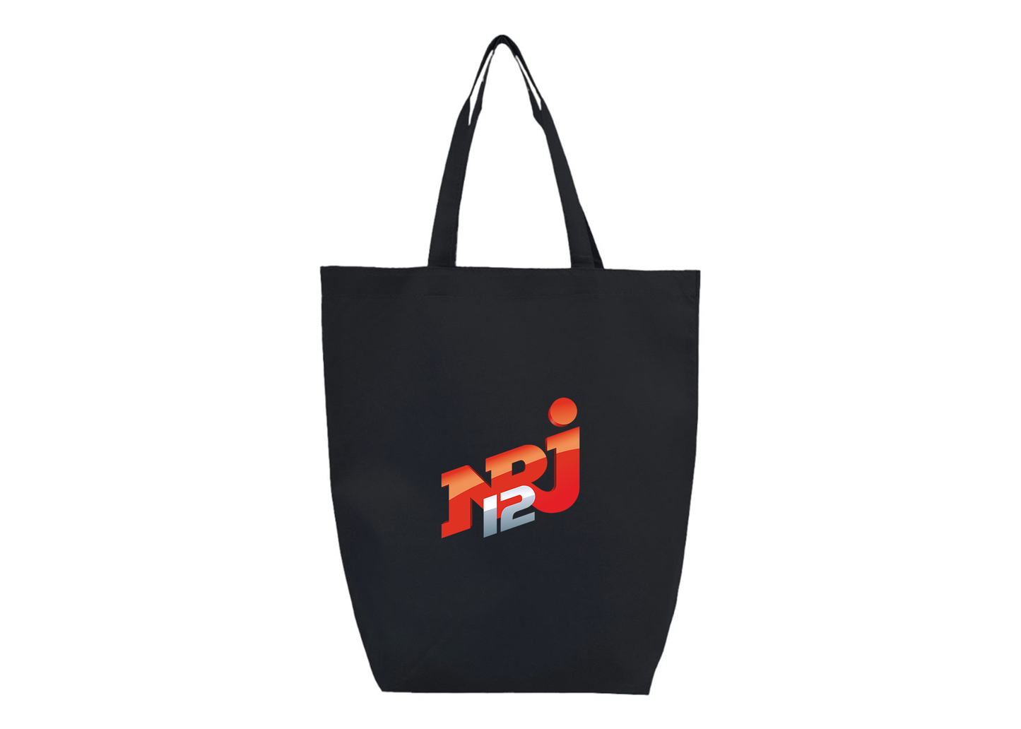 NRJ 12 Logo Q-Tees Non-Woven Gusset Bottom Tote
