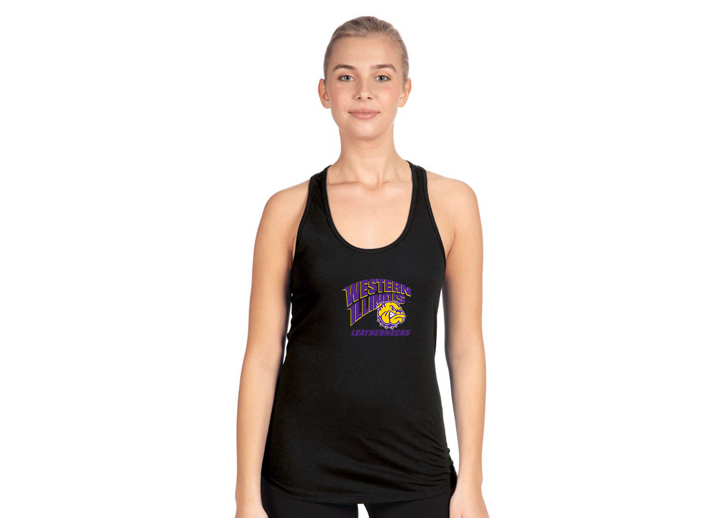 Women's Western Illinois Leathernecks Next Level Ideal Racerback Tank