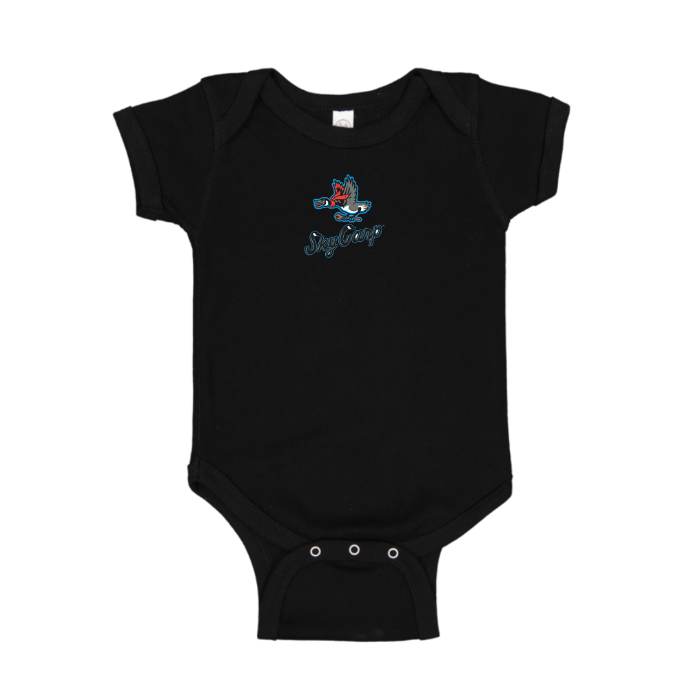 Beloit Sky Carp Logo Baby Romper Onesie