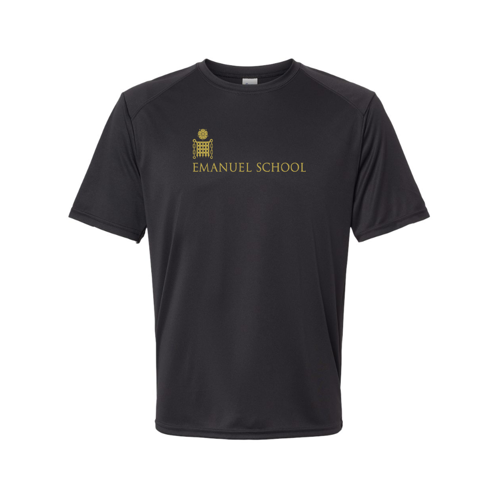 Men's Emanuel School Logo Polyester T-Shirt