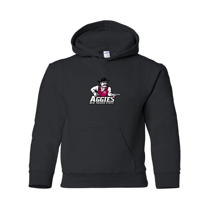 Youth Aggies New Mexico State Logo Gildan Heavy Blend  Hooded Sweatshirt