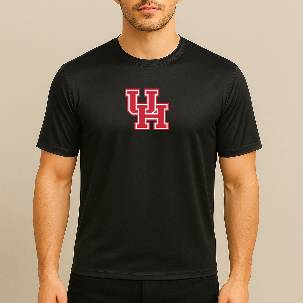 Men's Houston Cougars Logo Polyester T-Shirt