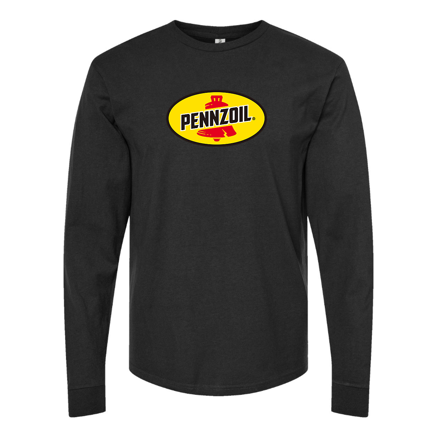 Youth Pennzoil Logo Cotton Long Sleeve T-Shirt