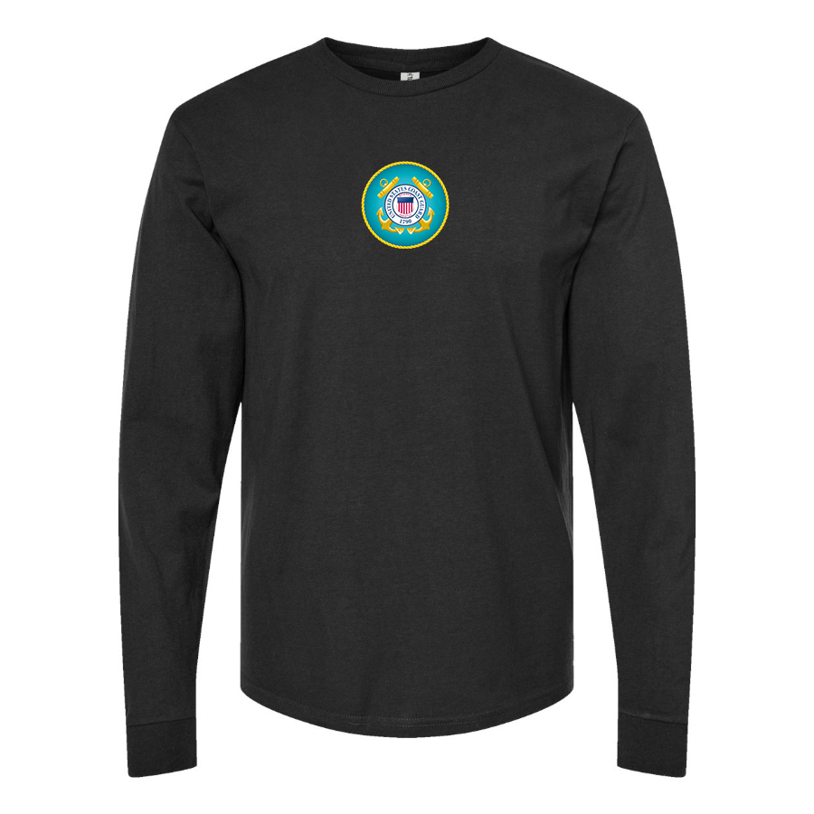 Youth  Coast Guard Logo Cotton Long Sleeve T-Shirt