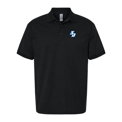 Men's San Diego Toreros Logo Gildan Dry Blend Jersey Polo
