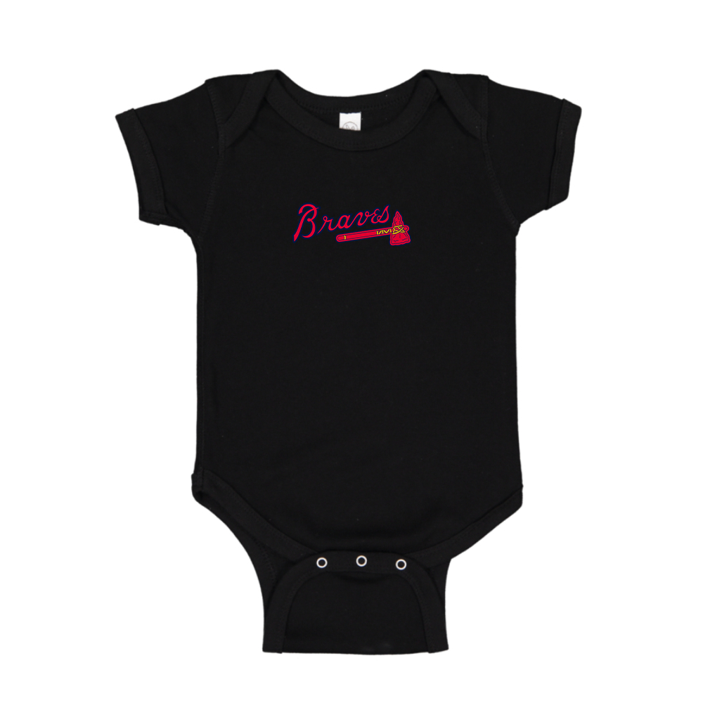 Atlanta Braves Logo Baby Romper Onesie