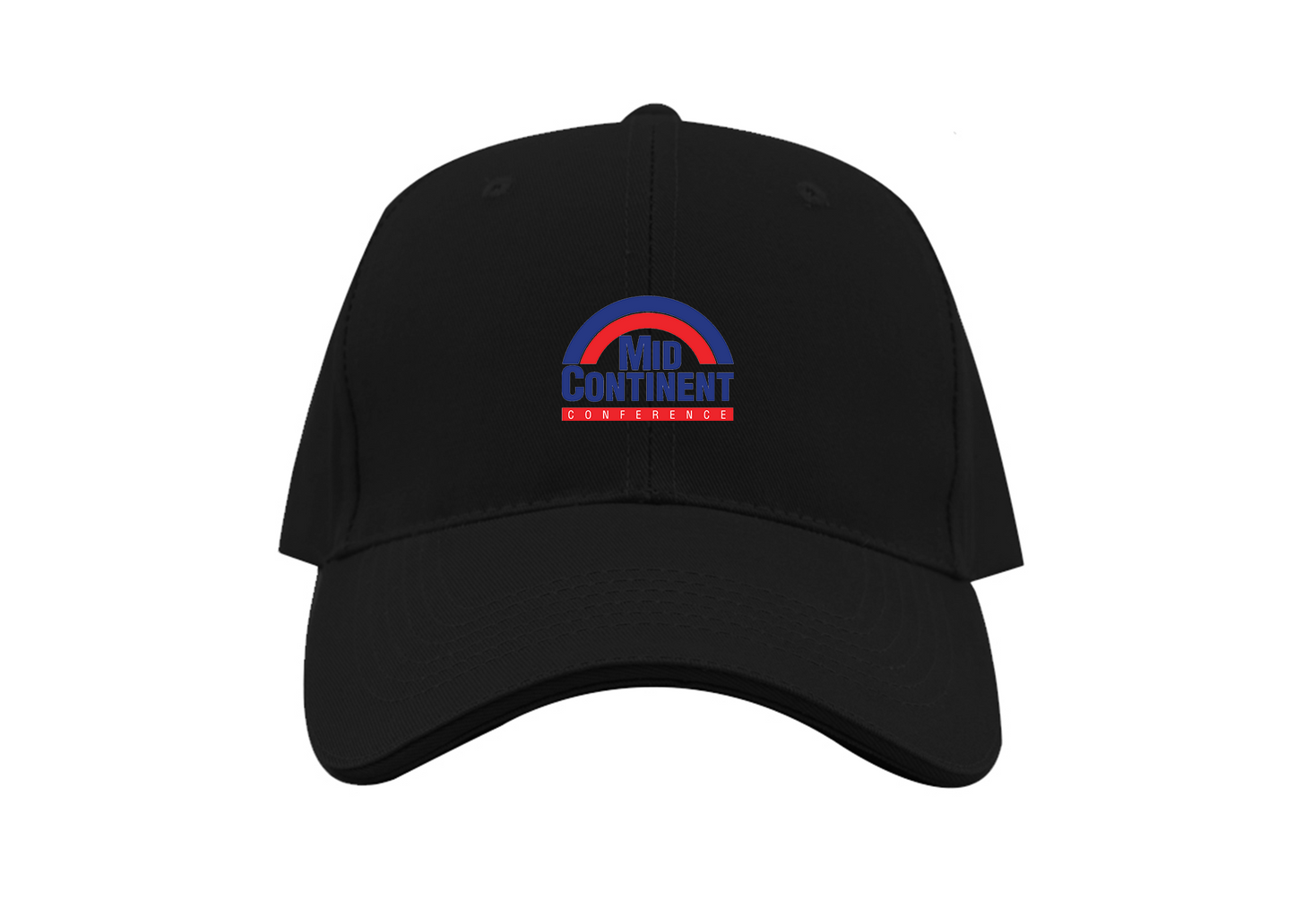Mid Continent Conference Logo Dad Baseball Cap Hat
