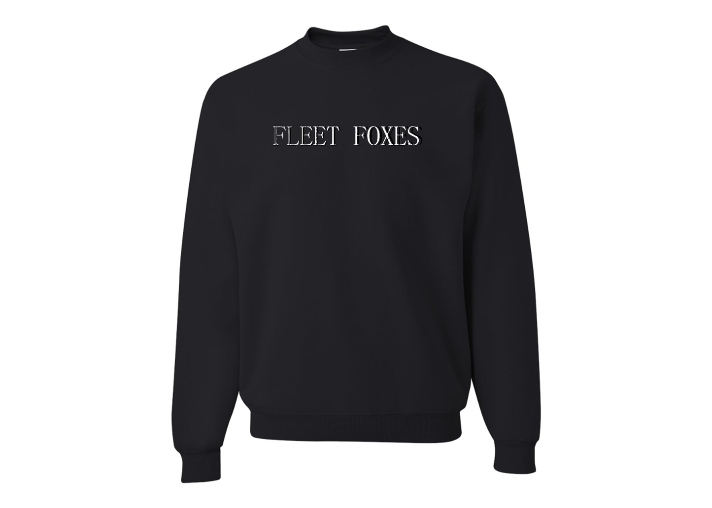 Men's Fleet Foxes Logo  JERZEES NuBlend Crewneck Sweatshirt