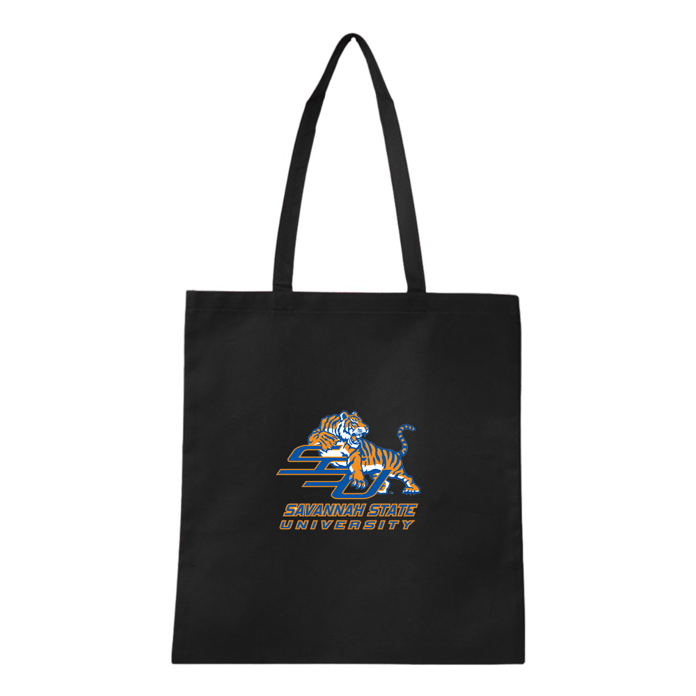 Savannah State Tigers Logo Q-Tees Non-Woven  Tote