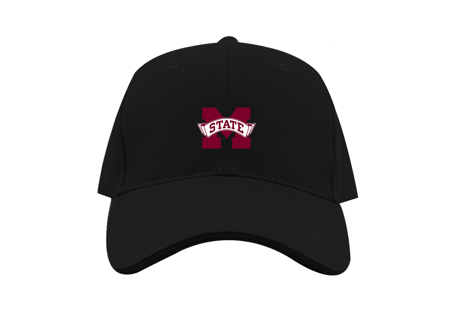 Mississippi State Bulldogs Logo Dad Baseball Cap Hat
