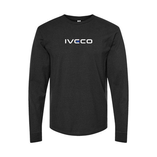Youth Iveco Logo Cotton Long Sleeve T-Shirt