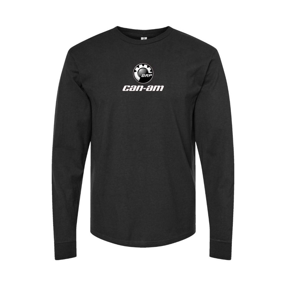 Youth Can-Am Logo Cotton Long Sleeve T-Shirt