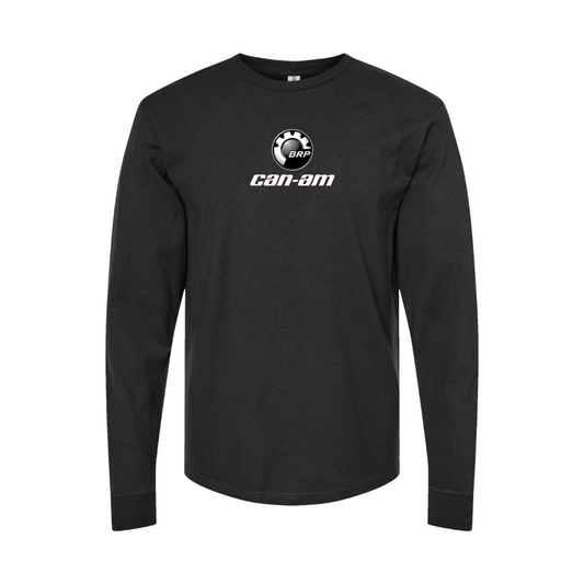 Youth Can-Am Logo Cotton Long Sleeve T-Shirt
