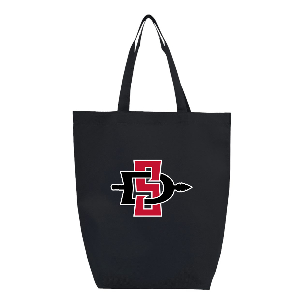 San Diego State Aztecs Logo Q-Tees Non-Woven Gusset Bottom Tote
