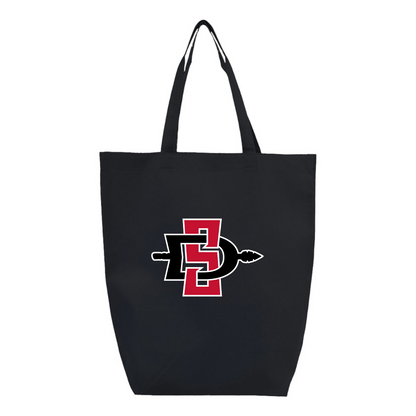 San Diego State Aztecs Logo Q-Tees Non-Woven Gusset Bottom Tote