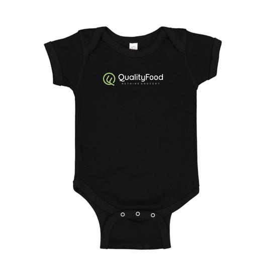 Quality Food Logo Baby Romper Onesie