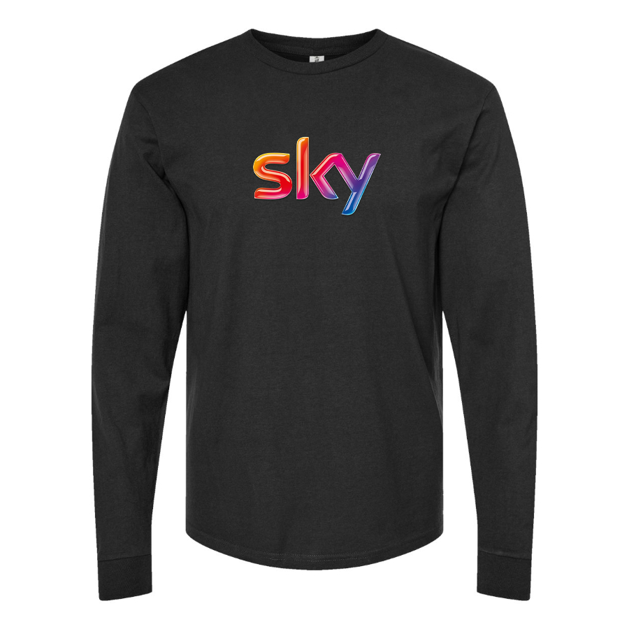 Men's Sky Logo Long Sleeve T-Shirt