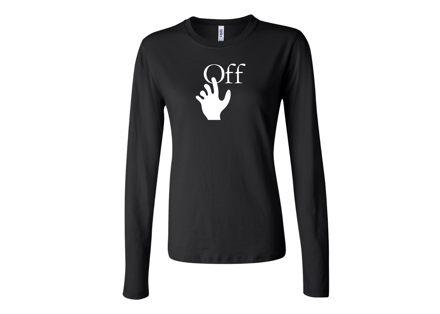 BELLA CANVAS Women’s Off-White Hand Jersey Long Sleeve Tee