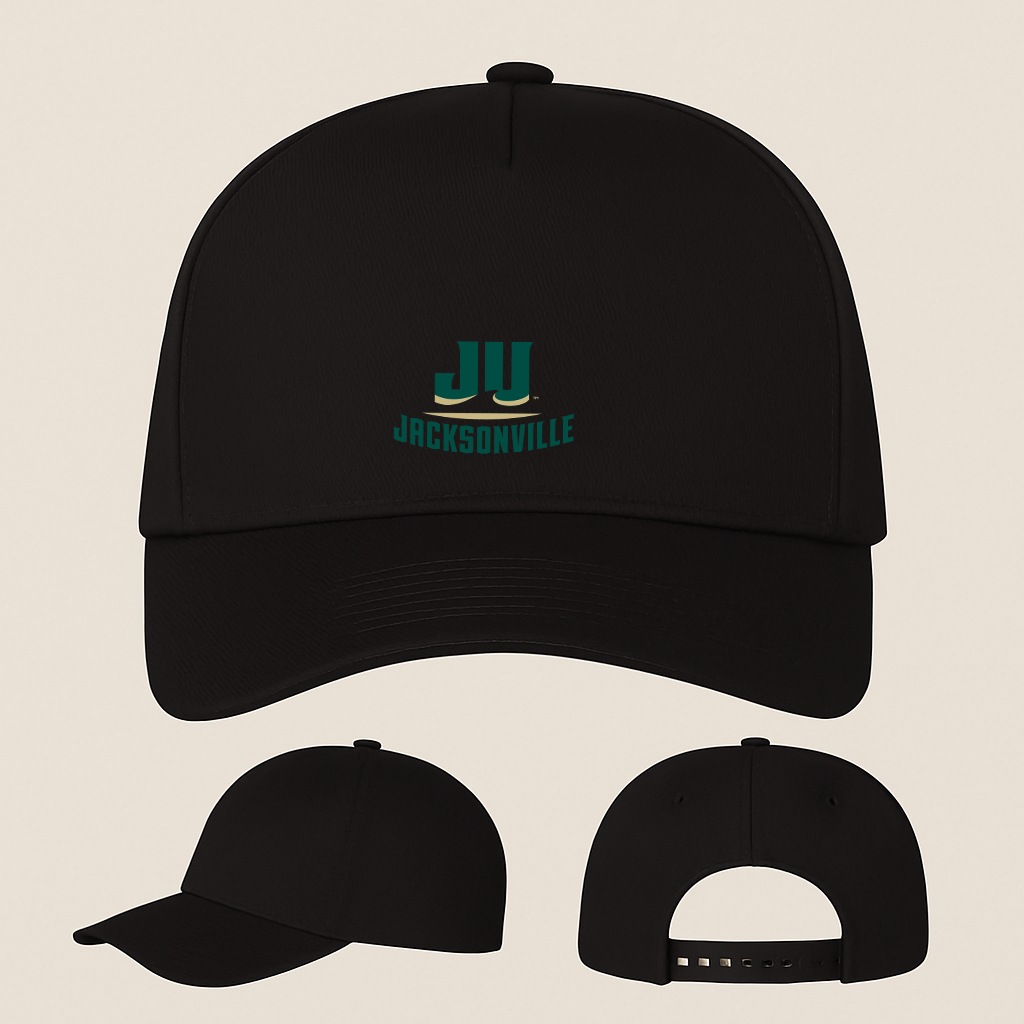 Jacksonville Dolphins Logo Five Panel Twill Snapback Cap