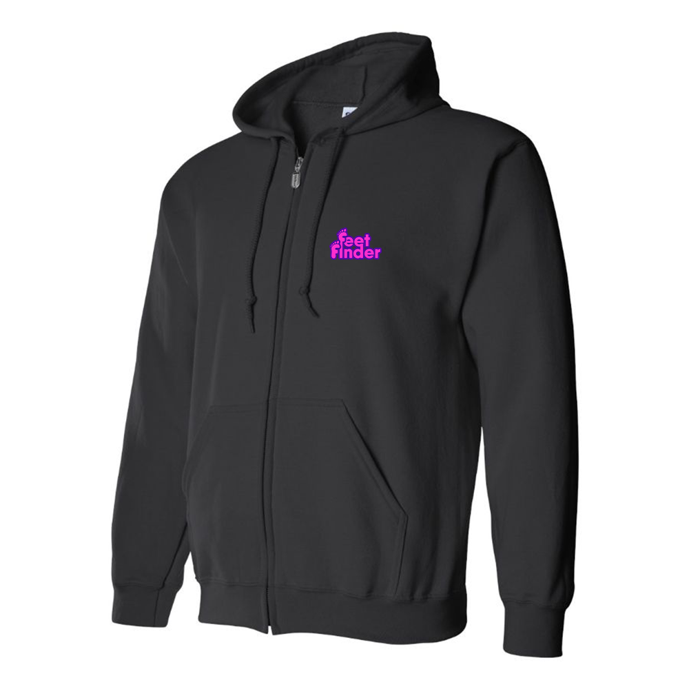 Men's FeetFinder Logo Zipper Hoodie