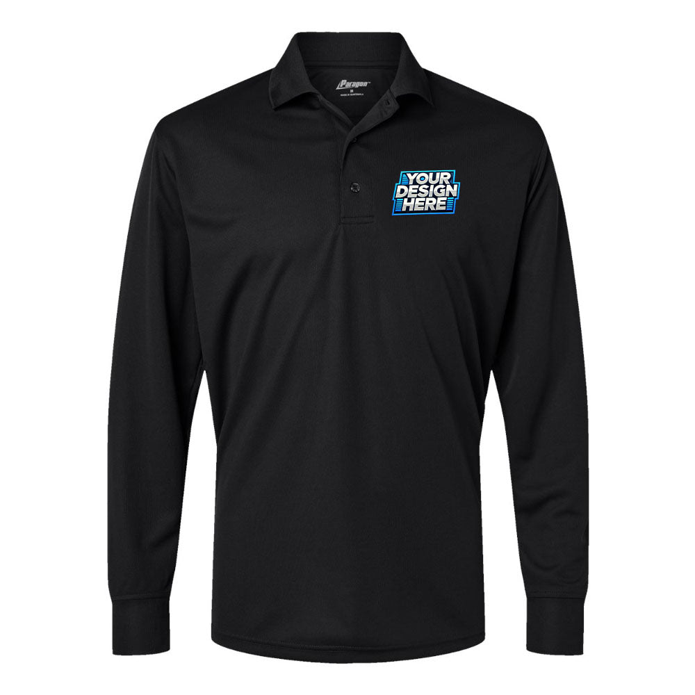 Customize - Paragon - Prescott Long Sleeve Polo - 110