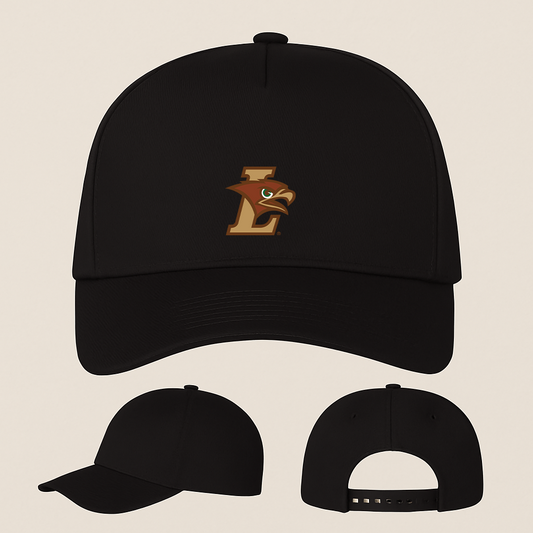 Lehigh Mountain Hawks Logo Five Panel Twill Snapback Cap