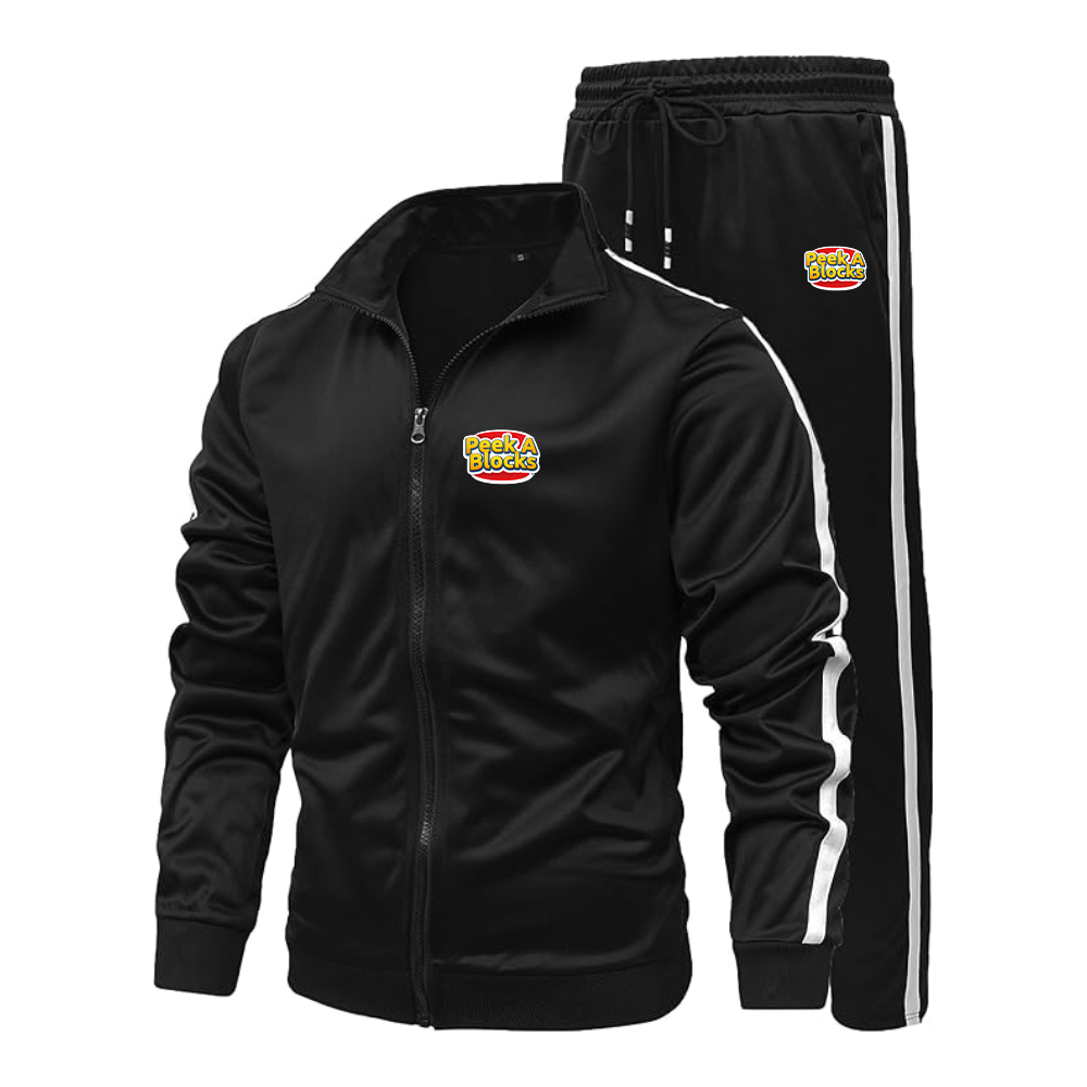 Men's Peek A Blocks Logo Dri-Fit TrackSuit