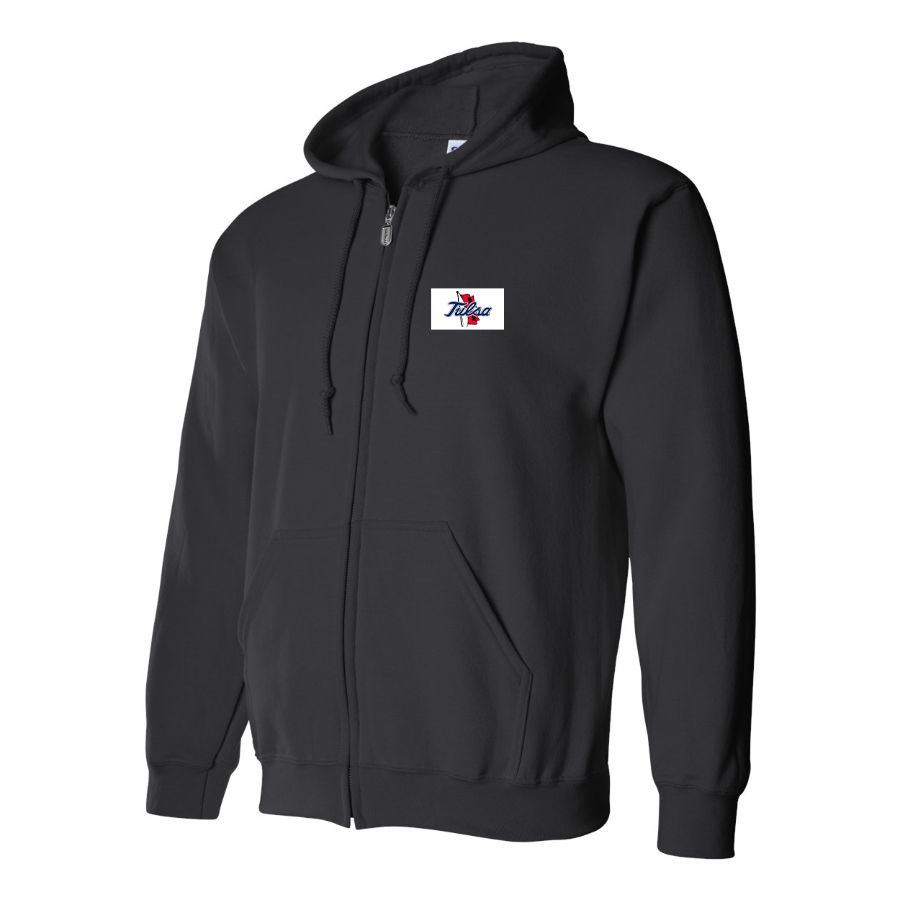 Men's Tulsa Golden Hurricane Logo Zipper Hoodie