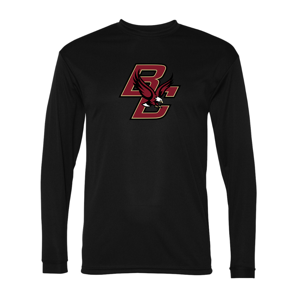 Men's Boston College Eagles Polyester Long Sleeve T-Shirt