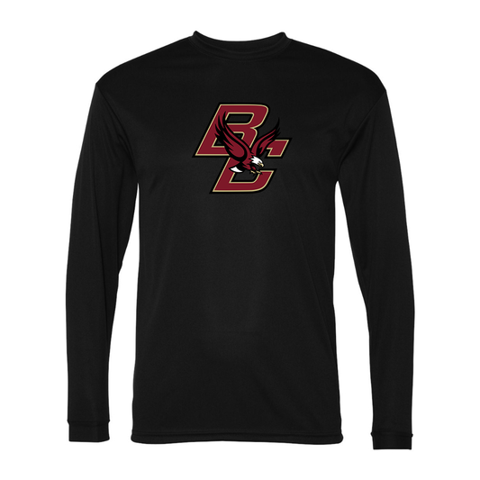 Men's Boston College Eagles Polyester Long Sleeve T-Shirt