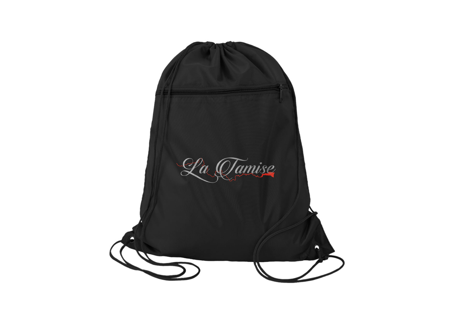 La Tamise Logo Q-Tees - Polyester Cinchpack