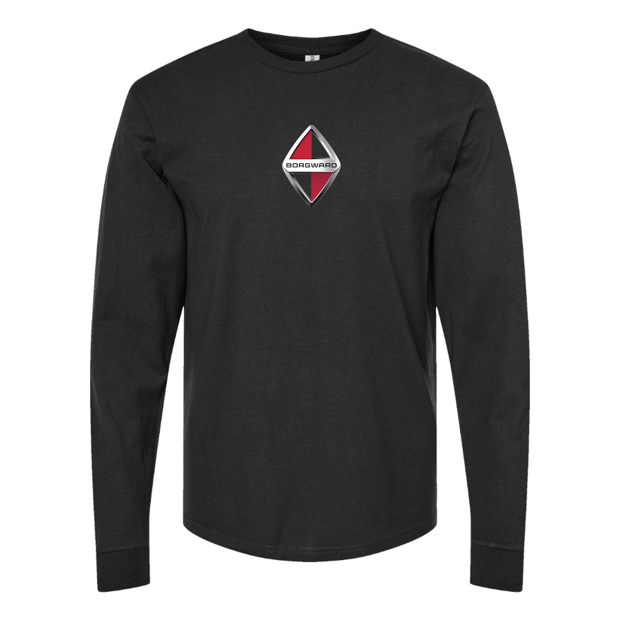 Youth Borgward Logo Cotton Long Sleeve T-Shirt