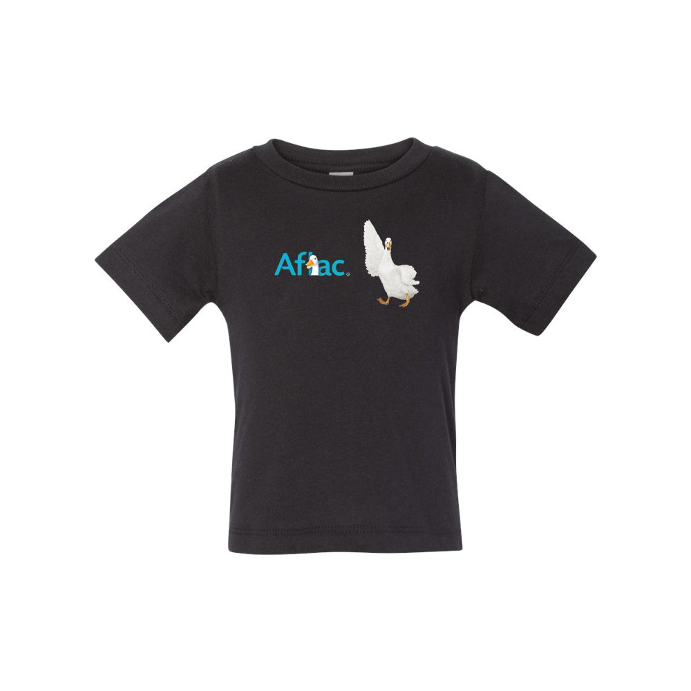 Aflac Logo and Duck BELLA CANVAS Infant Jersey Tee
