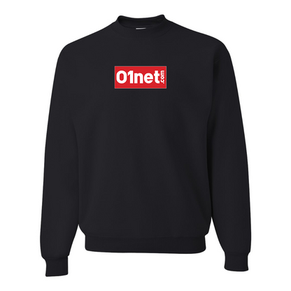 Men's 01net Logo JERZEES NuBlend Crewneck Sweatshirt