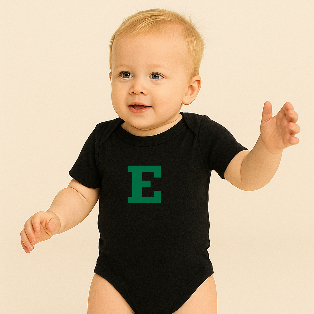 Eastern Michigan Eagles Logo Baby Romper Onesie