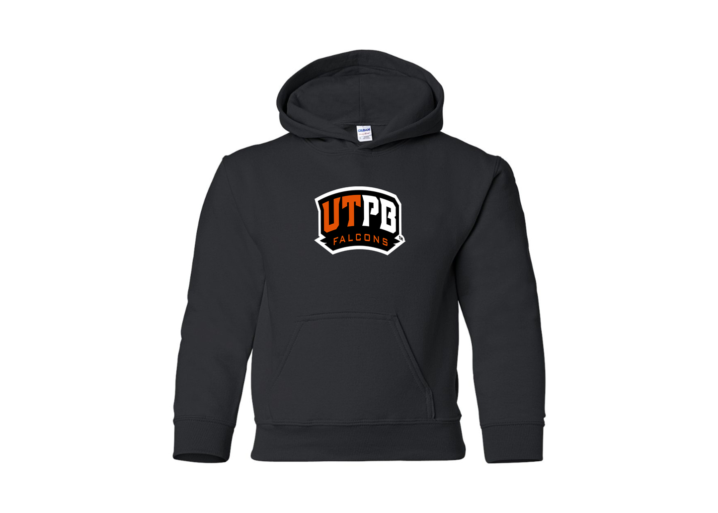 Youth UTPB Falcons Gildan Heavy Blend  Hooded Sweatshirt