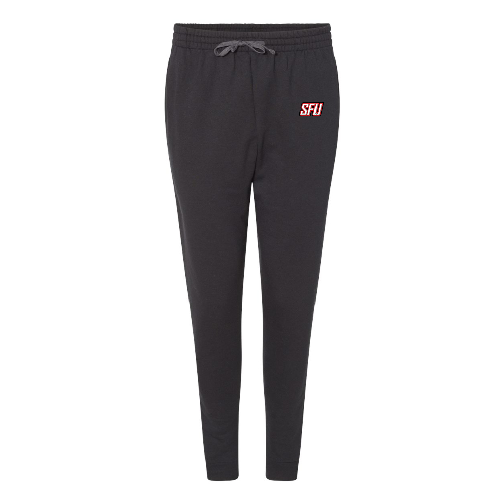 Men's  Saint Francis Red Flash Logo JERZEES Nublend Joggers