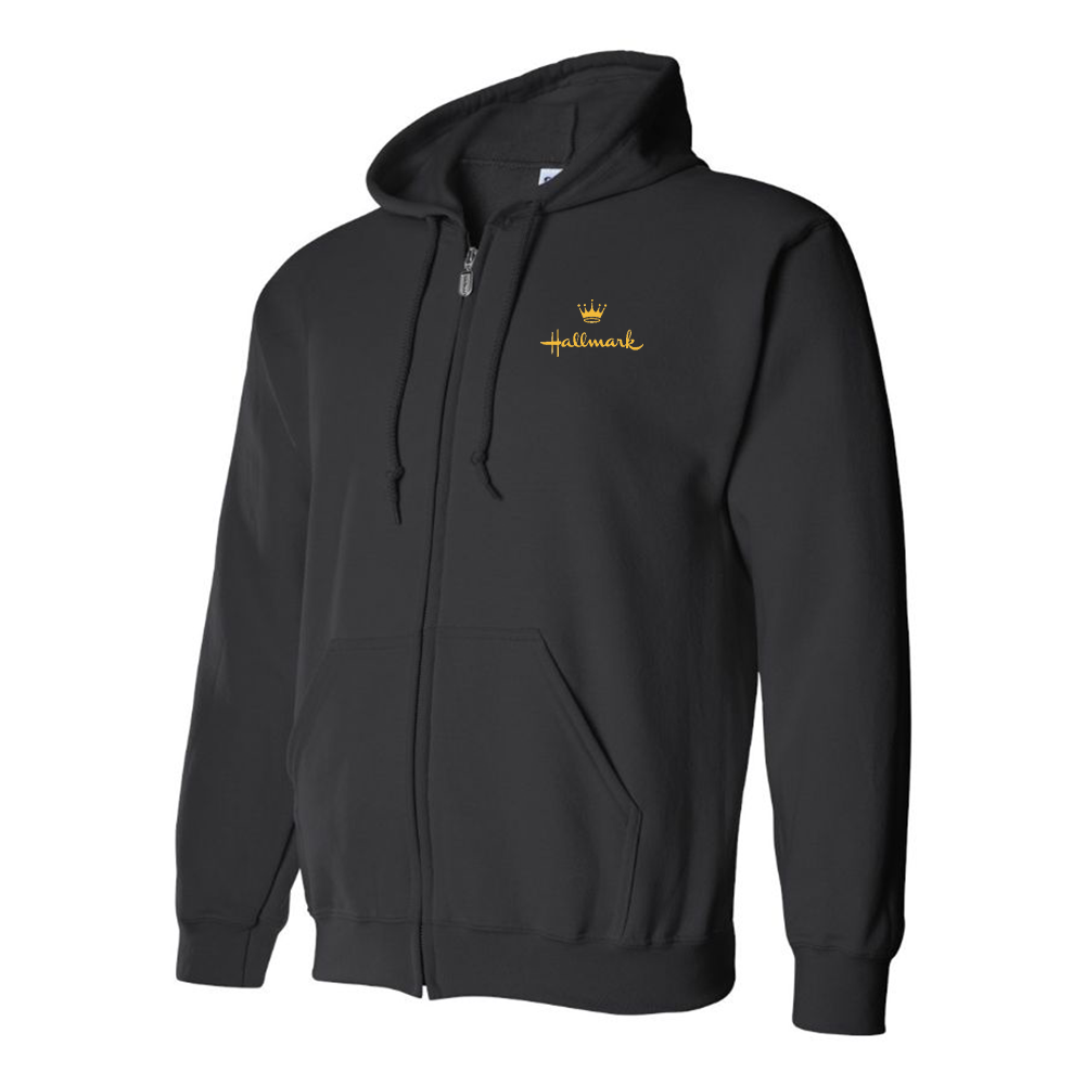 Men's Hallmark golden logo Zipper Hoodie