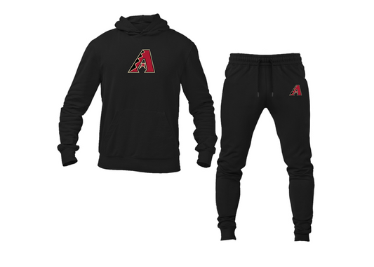 Men's Arizona Diamondbacks Logo Hoodie Joggers Set