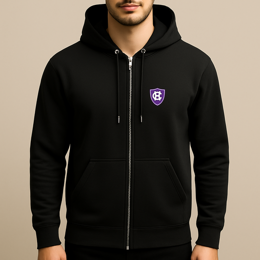 Men's Holy Cross Crusaders Logo Zipper Hoodie