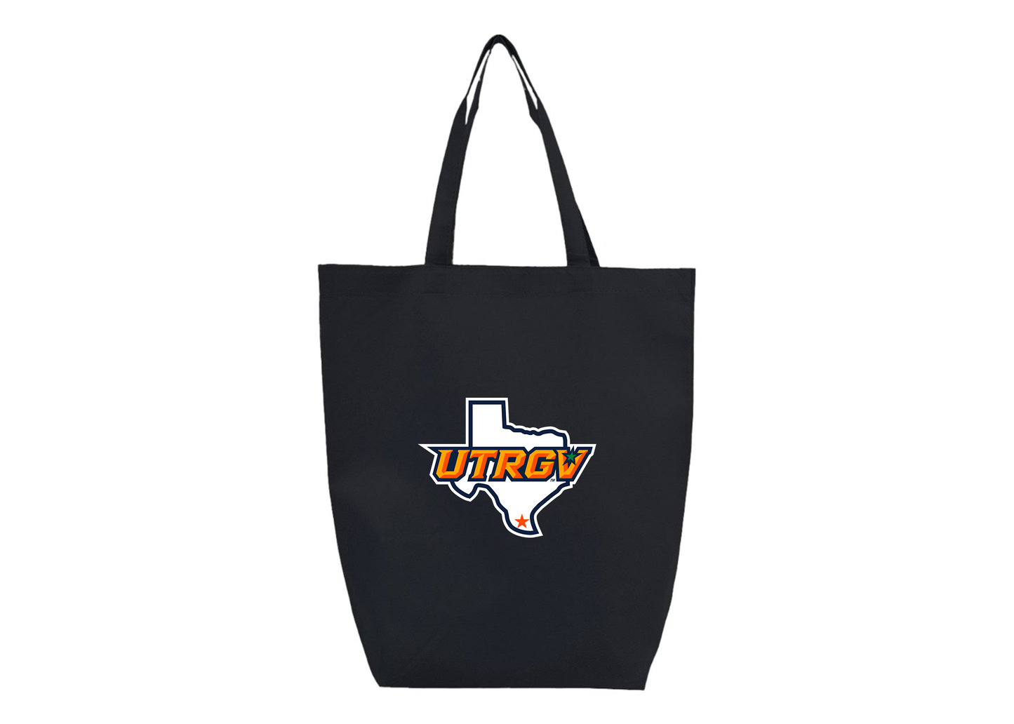 UTRGV Vaqueros Q-Tees Non-Woven Gusset Bottom Tote