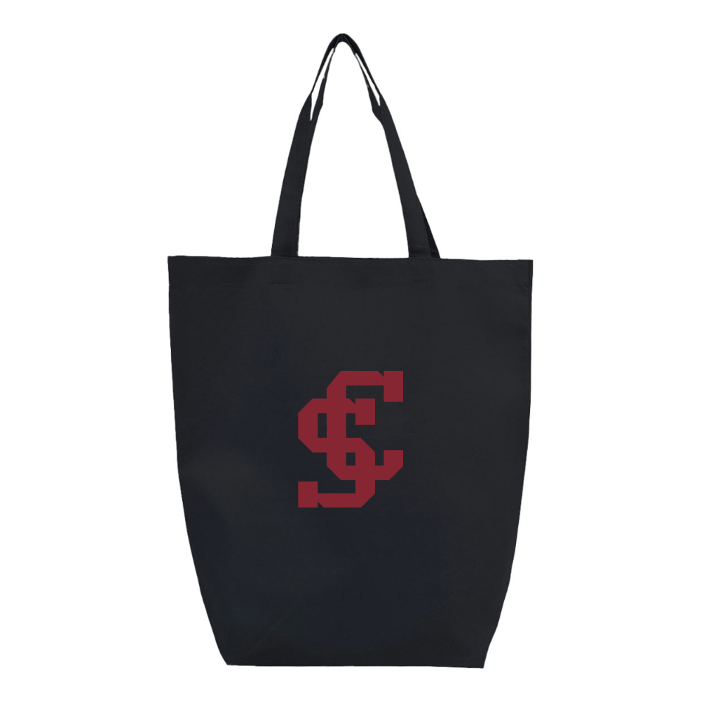 Santa Clara Broncos Logo Q-Tees Non-Woven Gusset Bottom Tote