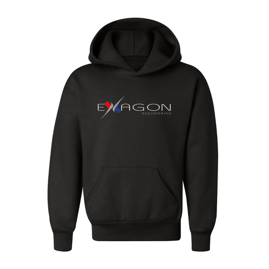 Youth Exagon Engineering Logo Pullover Hoodie