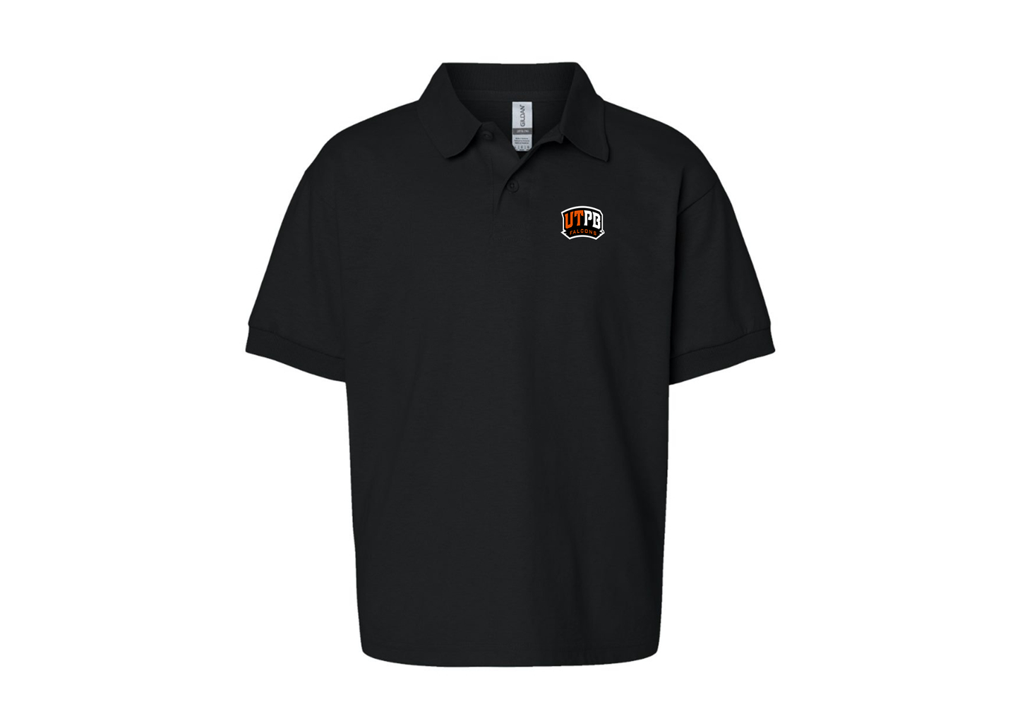 Youth UTPB Falcons Gildan Dry Blend Jersey Polo