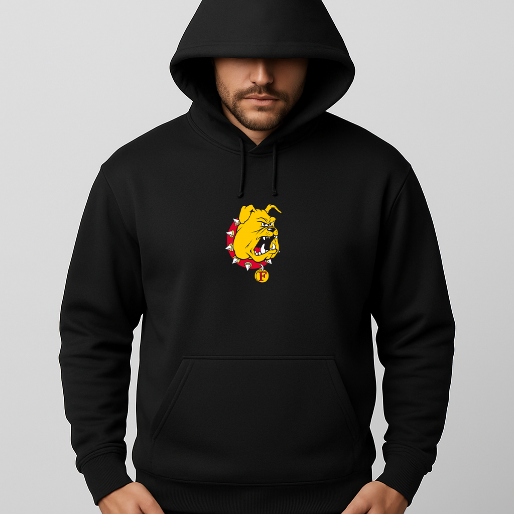 Men's Ferris State Bulldogs Logo Pullover Hoodie