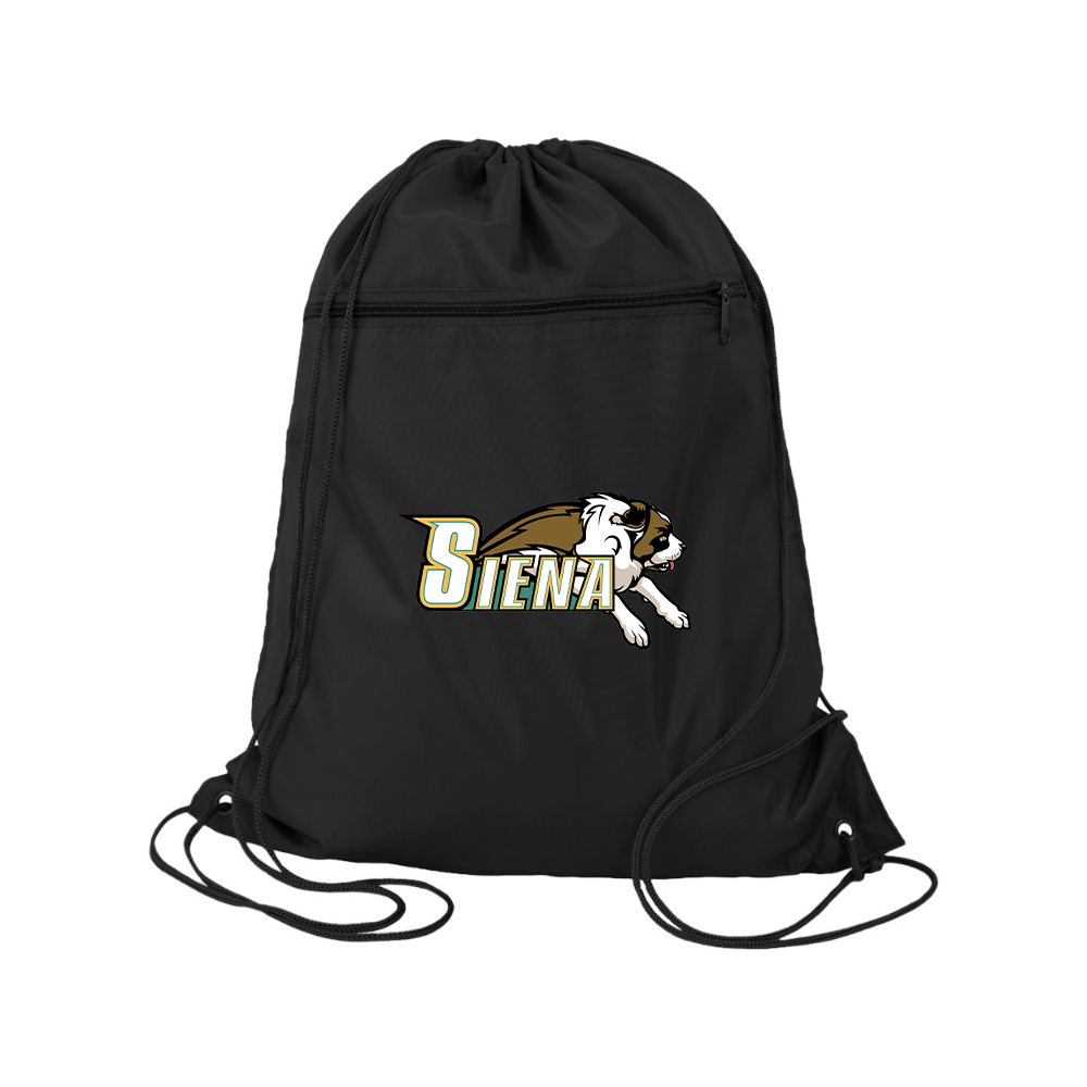 Siena Saints Logo Q-Tees - Polyester Cinchpack