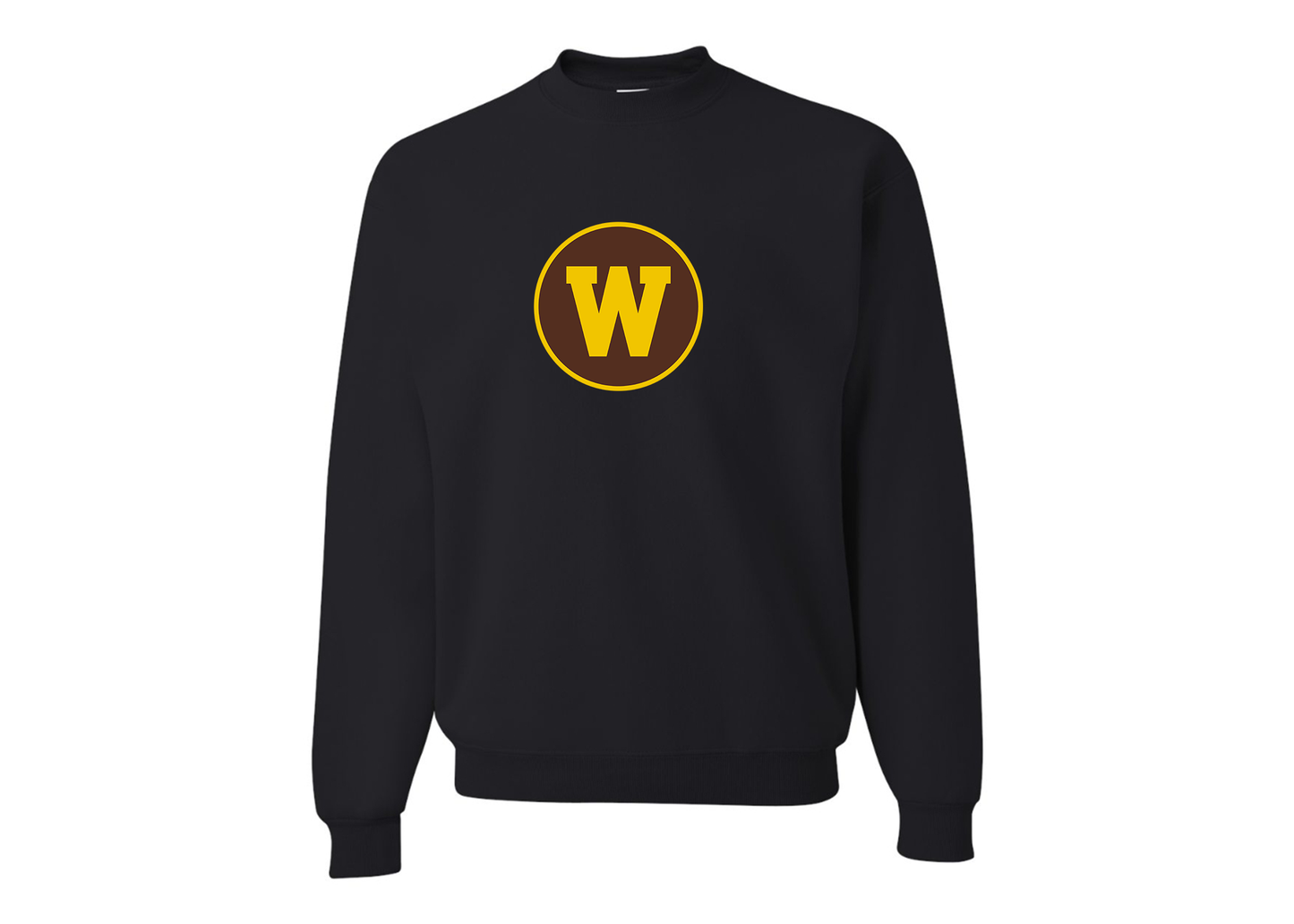 Men's Western Michigan Broncos JERZEES NuBlend Crewneck Sweatshirt